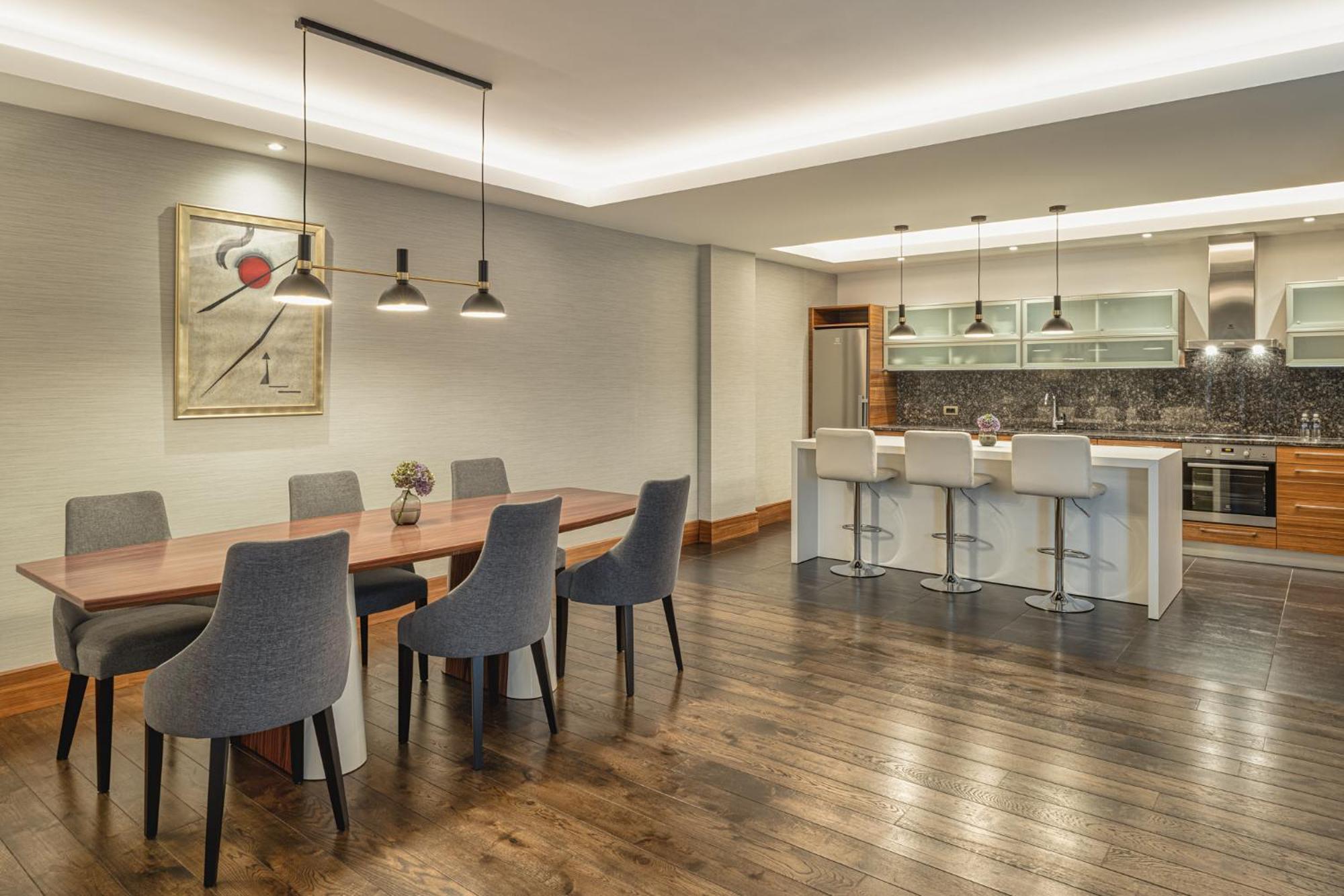 Grand Hotel Kempinski Riga Exterior photo A kitchen and dining room in a private home