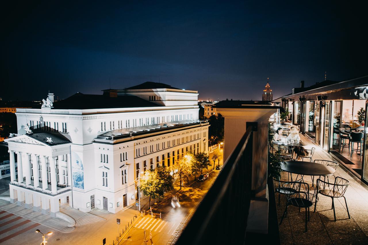 Grand Hotel Kempinski Riga Exterior photo The National Theatre